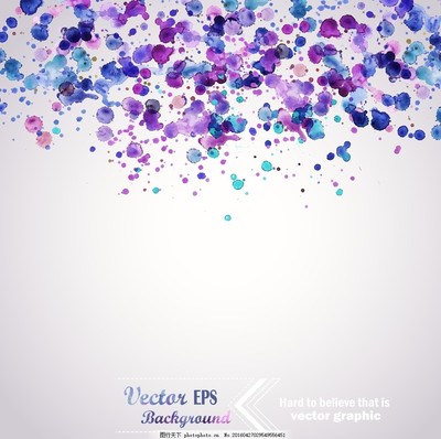 紫色噴墨與多彩花簪 廣告設(shè)計中的色彩藝術(shù)